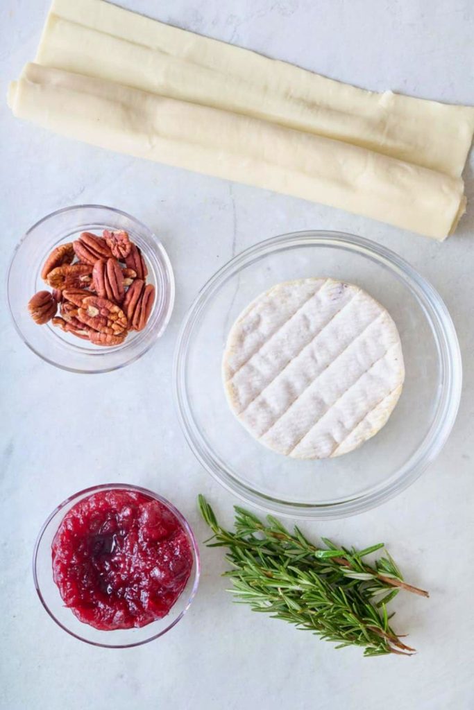 Ingredients You Need for Cranberry Brie Bites