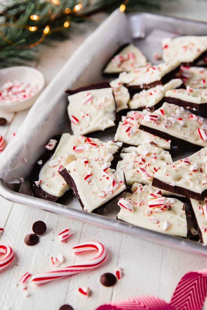 Making of Peppermint Bark