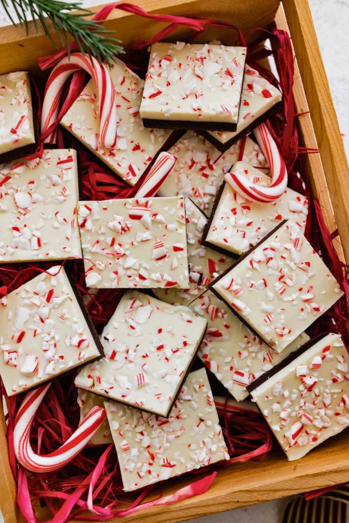 Peppermint Bark Shortbread