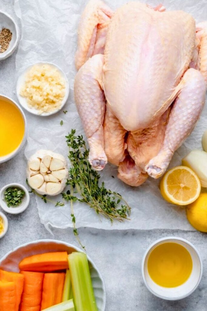 Roast Chicken Ingredients at a Glance