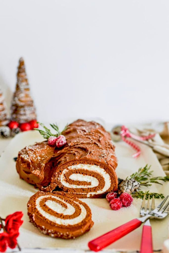 Serving Tips of Yule Log