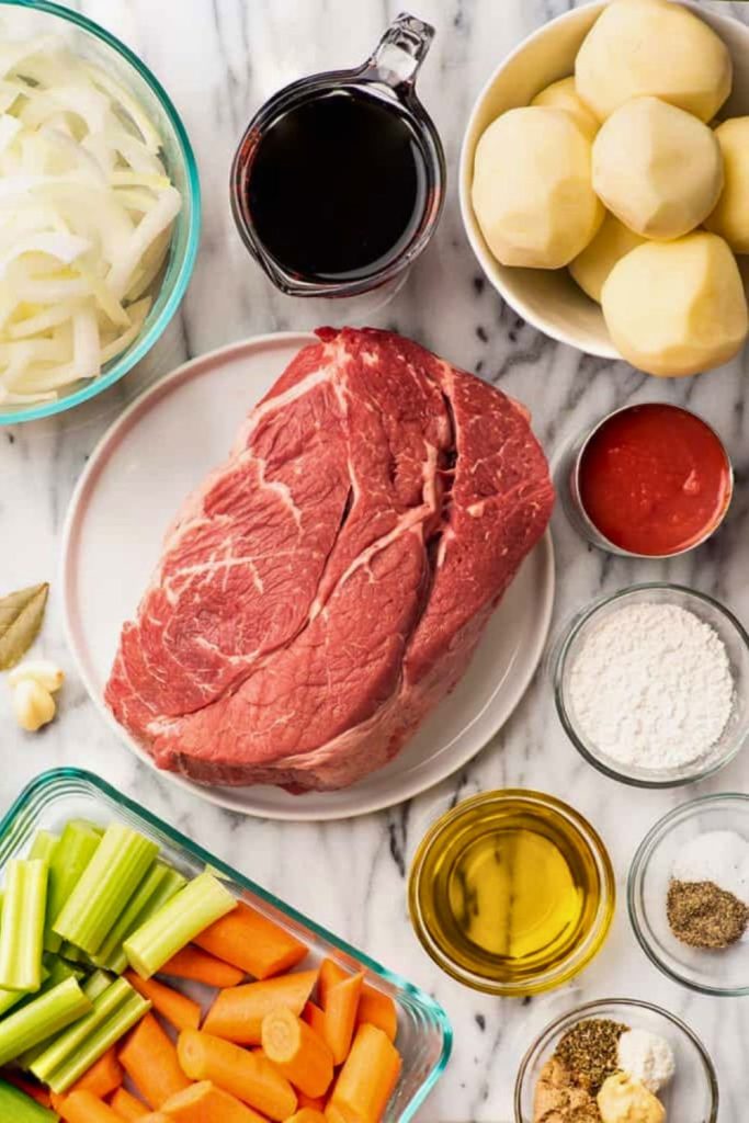 Slow Cooker Pot Roast Ingredients