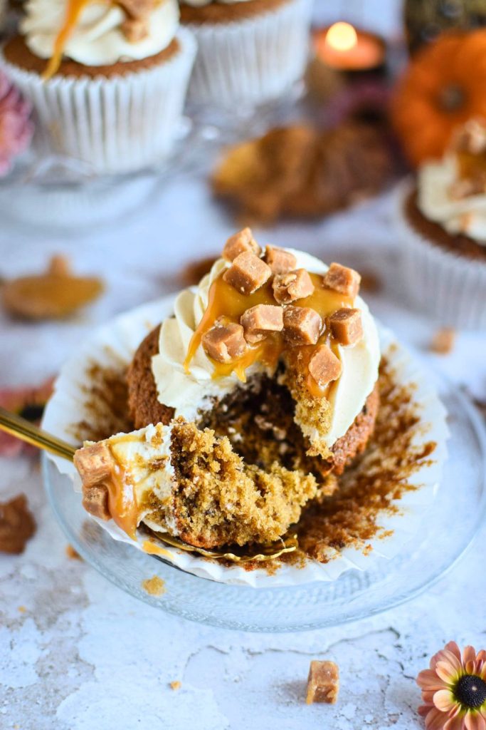 Sticky Toffee Pudding Cupcakes