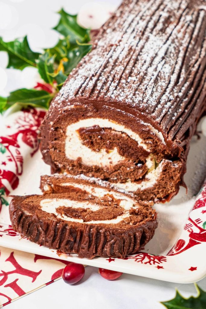 Yule Log Cake