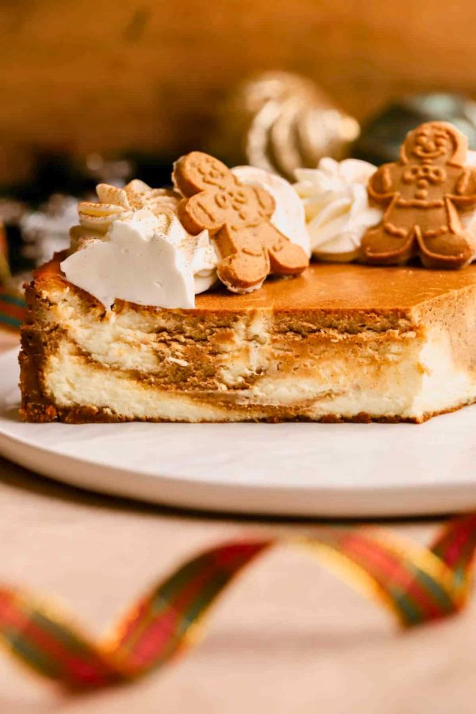 Gingerbread Cheesecake Bars