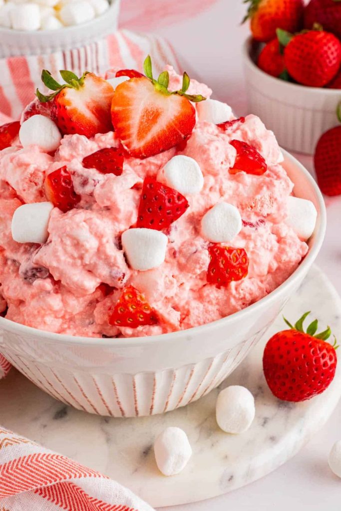 Serving Ideas for Strawberry Fluff Salad